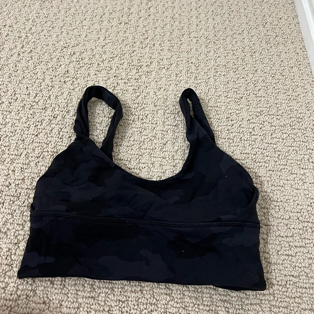 Lululemon align bra black/camo reversible size 4
